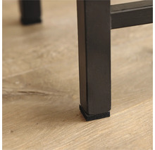 Stoelpoot met viltglijder ter bescherming van de vloer