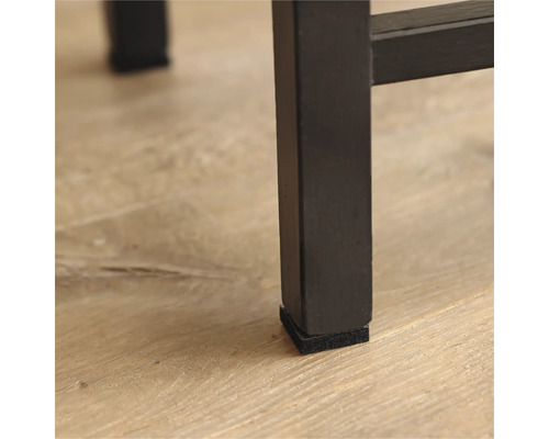 Stoelpoot met viltglijder ter bescherming van de vloer