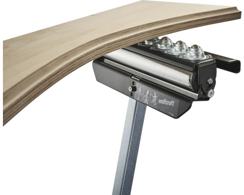 Wolfcraft rollenbok met houten plaat