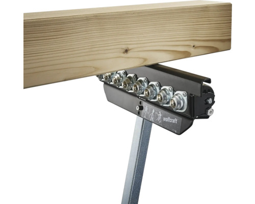 Wolfcraft rollenbok met houten plank