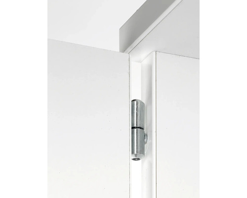 Deur met metalen scharnier