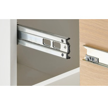 Metalen ladegeleiderspaar in meubelstuk