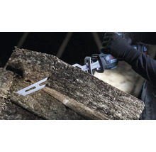 Isolatiemateriaal op maat zagen met een reciprozaag