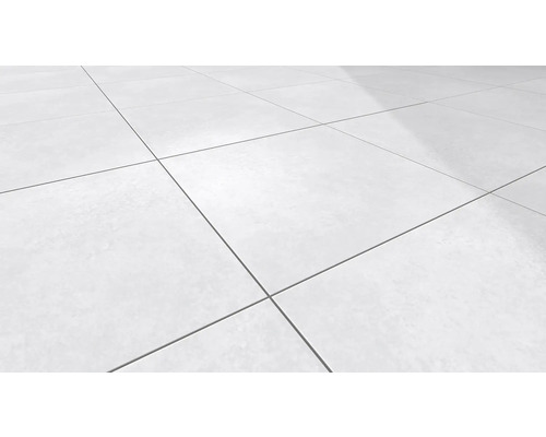 Vloer met vierkante tegels en voegen