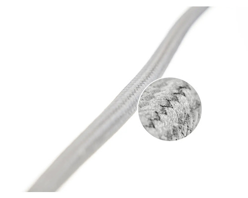 Flexibele metalen slang met close-up van de textuur