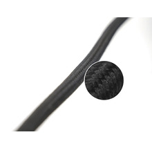 Textielkabel met close-up van de textielstructuur