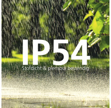 IP54 Stofdicht en bestand tegen stortbuien