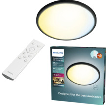 Philips LED plafondlamp met afstandsbediening, 16 Watt, 2000 Lumen, dimbaar, super slank ontwerp.