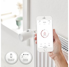 Slimme radiatorkraan met smartphonebediening voor radiatoren