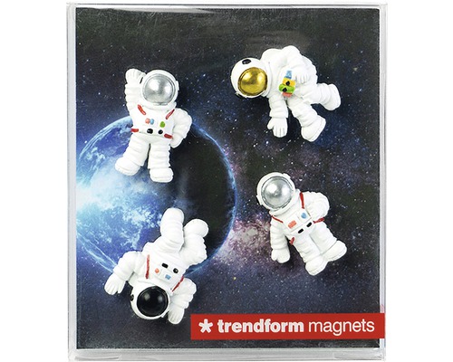 Trendform magneten met astronautenmotieven