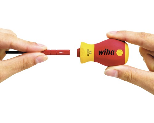 Wiha Stubby bithouder met bit in detail