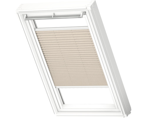 Dakvenster met plisségordijn