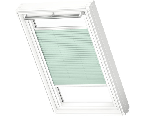 Dakvenster met plisségordijn