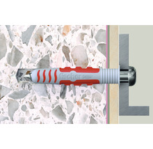 Fischer plug in een muur
