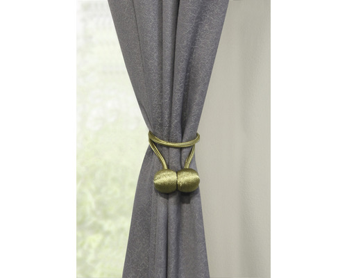 Gordijn met decoratieve gordijnband