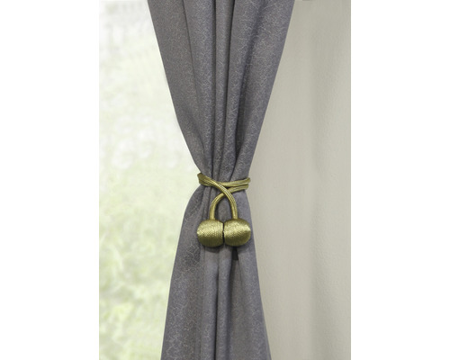 Decoratieve sjaals met koordgordijnroede