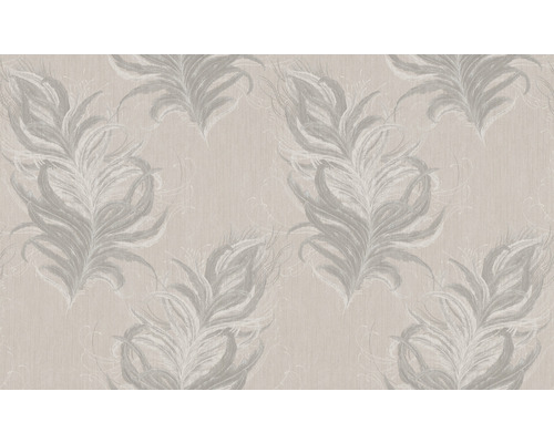 Behang met verenmotief