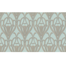 Ornamentbehang met bloemmotief