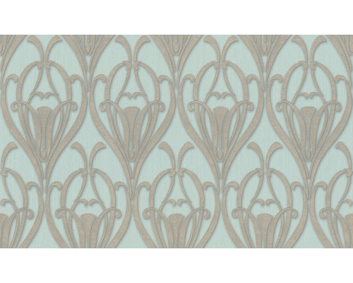 Ornamentbehang met bloemmotief