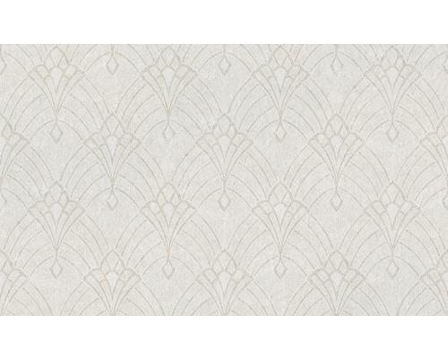 Behang met geometrisch waaiermotief