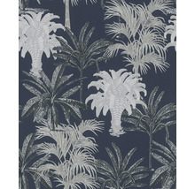 Behang met palmmotief