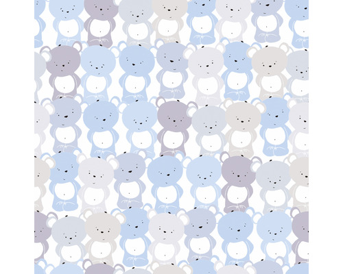 Behang met teddyberenpatroon