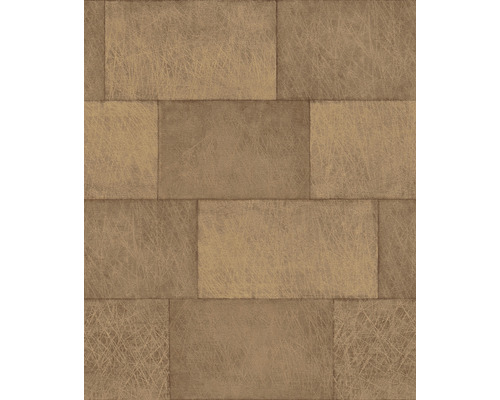 Behang met steenmotief in rechthoekige vorm