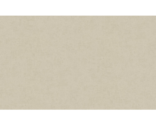 Beige vliesbehang met linnenstructuur