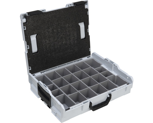 Geopende gereedschapskist met vakken voor opslag