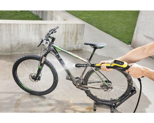 Fietsreiniging met een hogedrukreiniger
