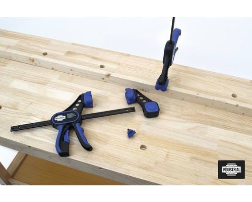 Werkbank met éénhandsklemmen