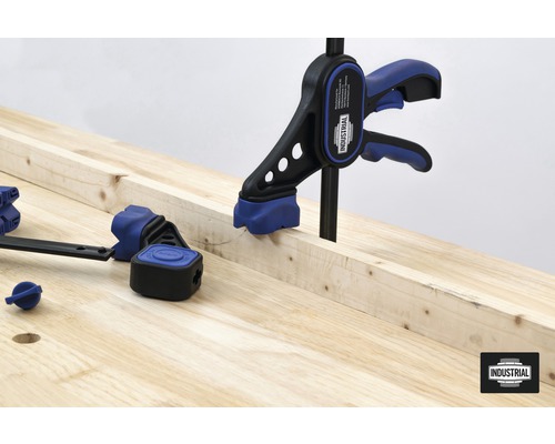 Kunststof veerbelaste klem voor het fixeren van hout