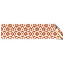 Zelfklevende border met abstract patroon
