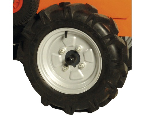 Wiel van een gemotoriseerd apparaat