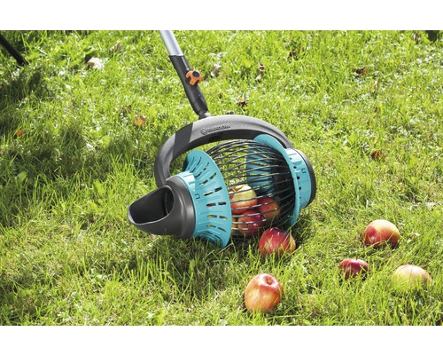 Appelplukker voor het verzamelen van gevallen fruit in de tuin