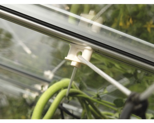 Detailopname van een kasinterieur met koordhouder