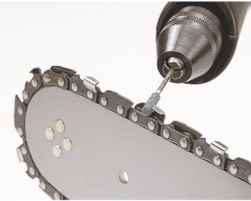 Kettingzaag slijpen met een slijptool