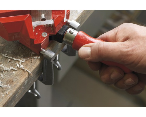 Hand bedient hoekklem op werkstuk