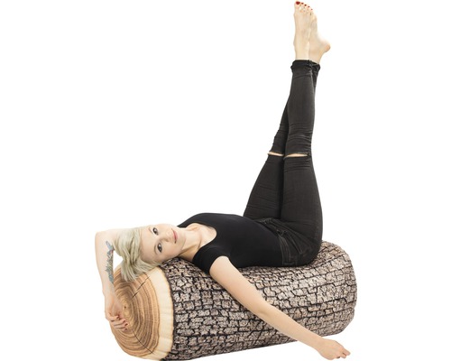 Decoratief kussen boomstam met vrouw