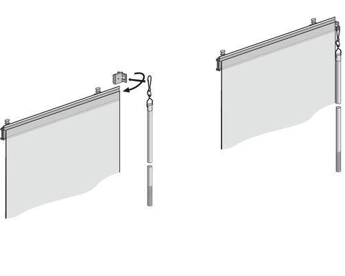 Installatie-instructies voor rolgordijn