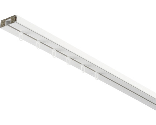 Gordijnroede met glijders voor gordijnbevestiging