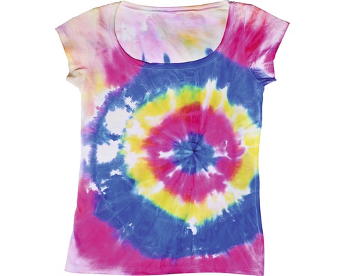 T-shirt met batikpatroon