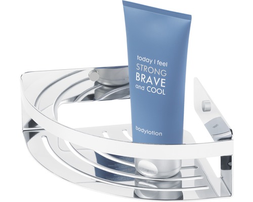 Hoekdoucheplank met bodylotion
