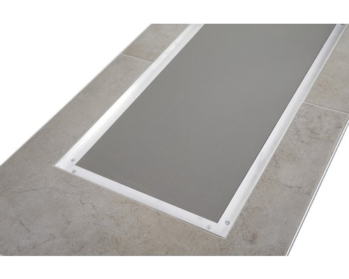 Inloopdouche met afdekking en tegels