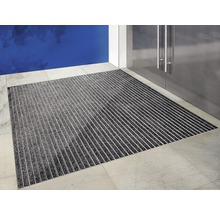 DURAL Deurmat Duraway aluminium zwart 40x80 cm