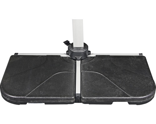 Parasolvoet van kunststof met basis