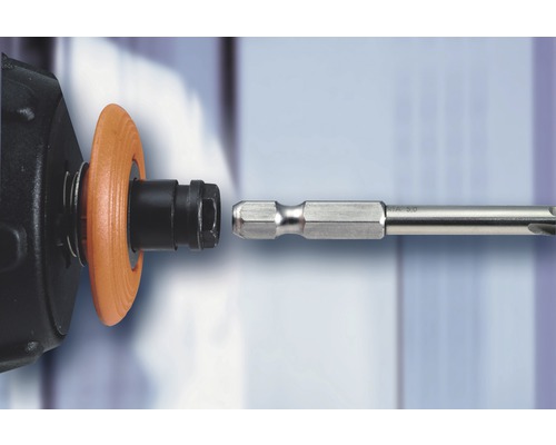 Boormachine hulpstuk met bit