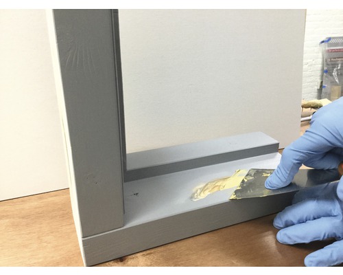 Hout repareren met vulmiddel