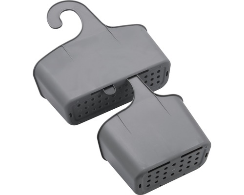 Hangende aanrechtbak organizer voor de gootsteen van kunststof.