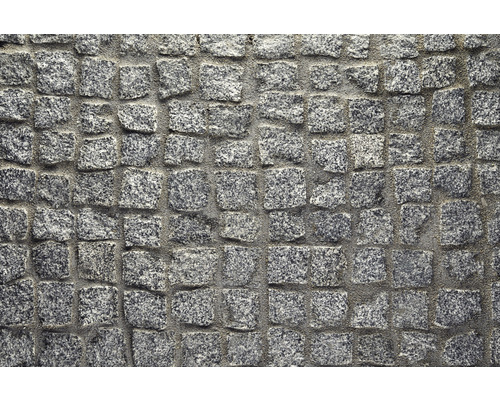 Close-up van granieten straatstenen